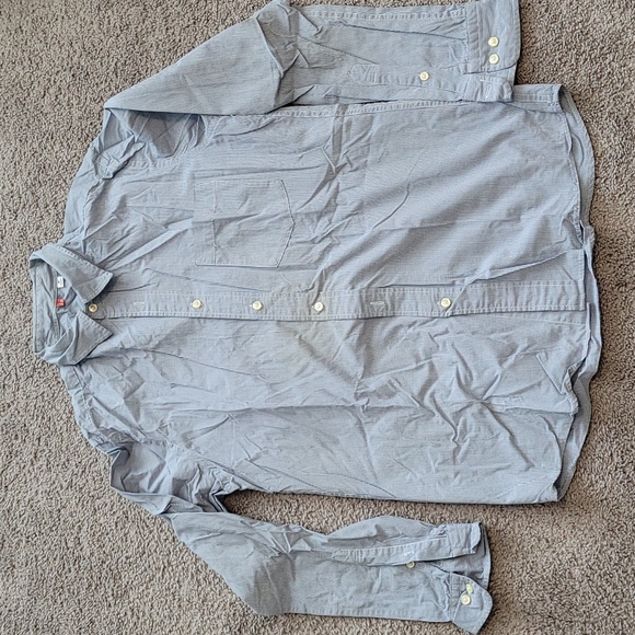 Uniqlo gingham button up shirt OCBD sz. Medium - Picture 2 of 4